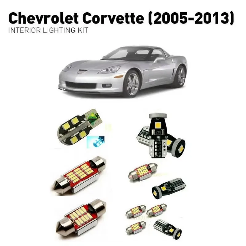 Для Chevrolet Corvette 2005-2013 11 шт. автомобильное светодиодное внутреннее освещение авто автомобильные лампы лампы для автомобилей без ошибок
Для Chevrolet Corvette 2005-2013 11 шт. автомобильное светодиодное внутреннее освещение авто автомобильные лампы лампы для автомобилей без ошибок