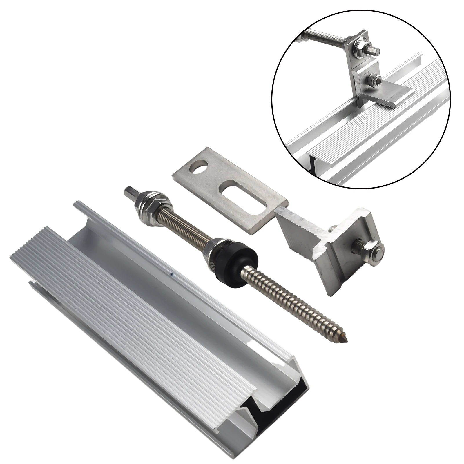 Aluminum Alloy Mounting Solar Note Package Contents Photovoltaic Rail Bracket Set Real Accessories Bracket Set
Aluminum Alloy Mounting Solar Note Package Contents Photovoltaic Rail Bracket Set Real Accessories Bracket Set