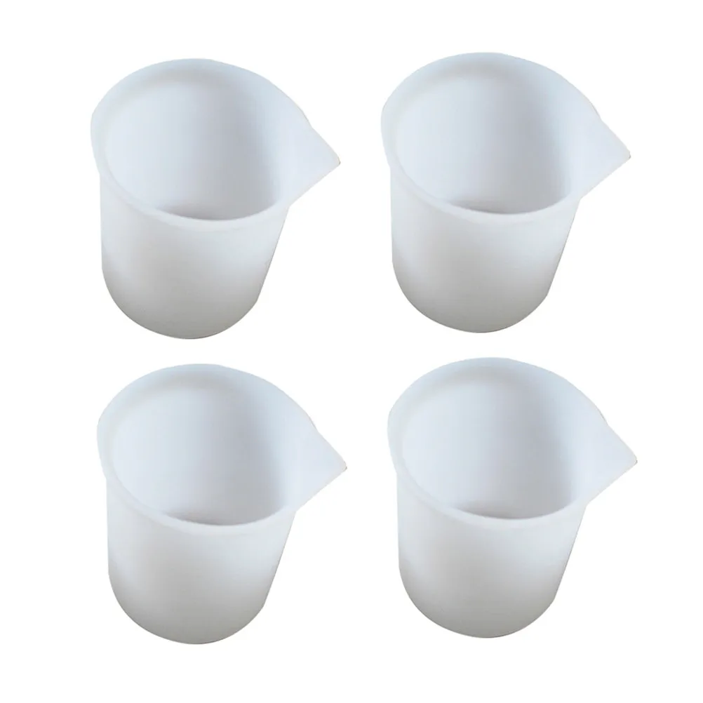 4Pcs 100Ml Silicone Measuring Cups Crystal Clear Heat Resistant Graduated Beakers for DIY Epoxy Resin Projects
4Pcs 100Ml Silicone Measuring Cups Crystal Clear Heat Resistant Graduated Beakers for DIY Epoxy Resin Projects