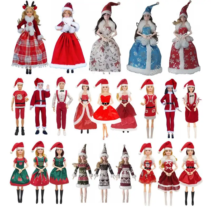 Christmas Dress For Barbie Kids Toys Kawaii Items Fast Shipping Doll Clothes Mini Accessories For 30cm Doll Best New Year Gifts
Christmas Dress For Barbie Kids Toys Kawaii Items Fast Shipping Doll Clothes Mini Accessories For 30cm Doll Best New Year Gifts