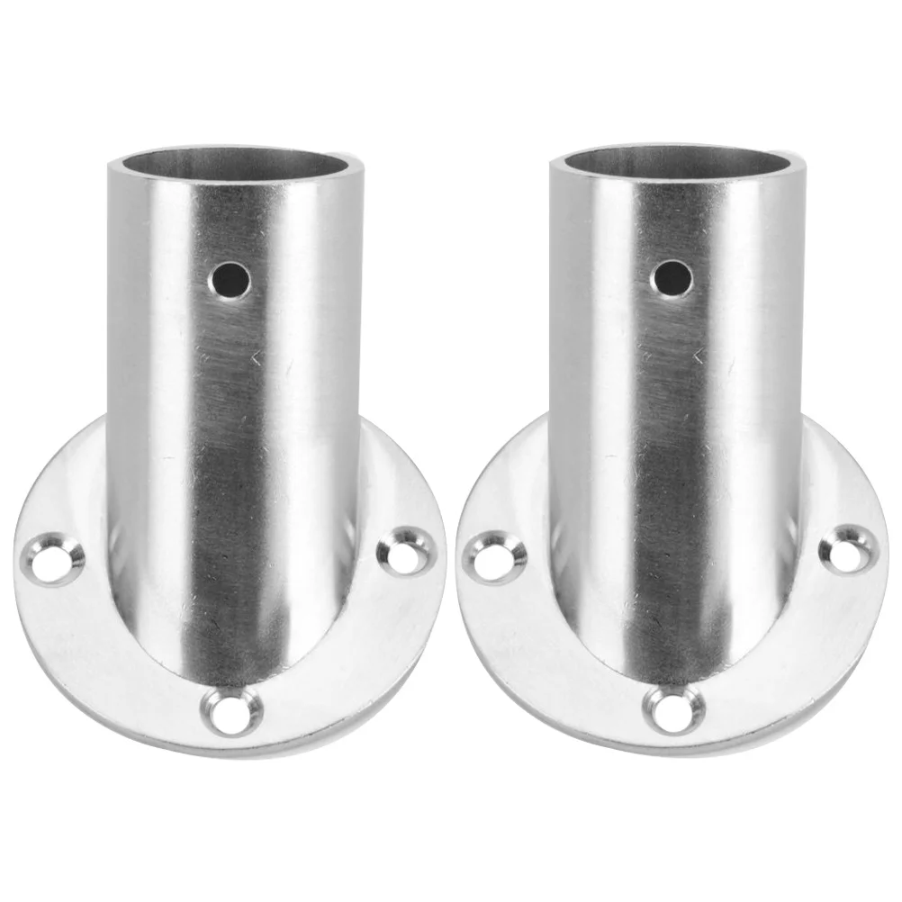 2 Pcs Angled Clothes Rod Bracket Pole Socket Wall Mount Shower Towel Flange Holder Smooth
2 Pcs Angled Clothes Rod Bracket Pole Socket Wall Mount Shower Towel Flange Holder Smooth