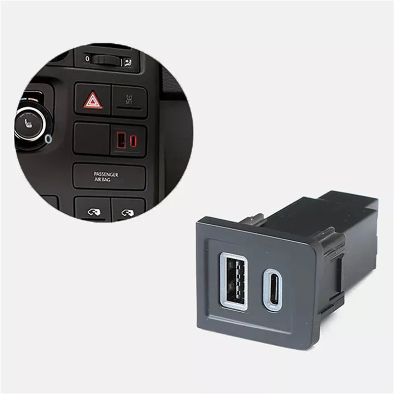 2X Car USB Charger PD Quick Charge QC3.0 Phone Charging Adapter Outlet For Multivan T5 2003-2015
2X Car USB Charger PD Quick Charge QC3.0 Phone Charging Adapter Outlet For Multivan T5 2003-2015