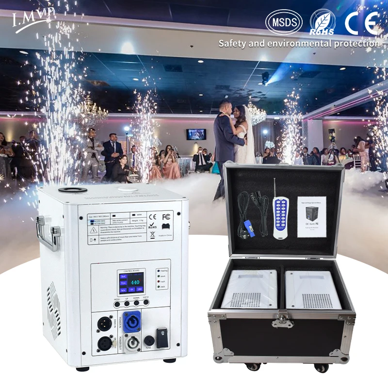 2pcs/lot 750W LCD Screen Cold Spark Firework Machine With Flightcase Cold Spark Machine Dmx Remote Control For DJ Stage Wedding
2pcs/lot 750W LCD Screen Cold Spark Firework Machine With Flightcase Cold Spark Machine Dmx Remote Control For DJ Stage Wedding