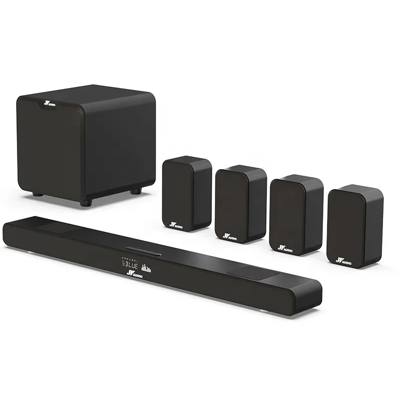7.1CH Wireless Home Theater Surround Sound System Sound Bar For TV Wireless Subwoofer With Four Speakers Home Theater Audio
7.1CH Wireless Home Theater Surround Sound System Sound Bar For TV Wireless Subwoofer With Four Speakers Home Theater Audio