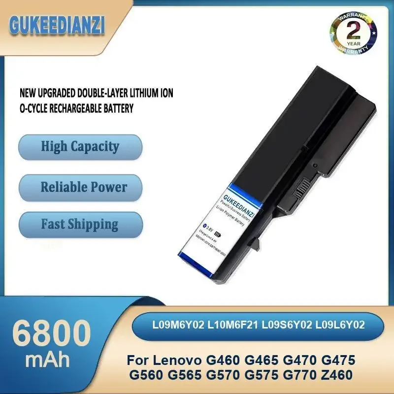 L09M6Y02 L10M6F21 L09S6Y02 L09L6Y02 6800mAh Laptop Battery For Lenovo G460 G465 G470 G475 G560 G565 G570 G575 G770 Z460
L09M6Y02 L10M6F21 L09S6Y02 L09L6Y02 6800mAh Laptop Battery For Lenovo G460 G465 G470 G475 G560 G565 G570 G575 G770 Z460