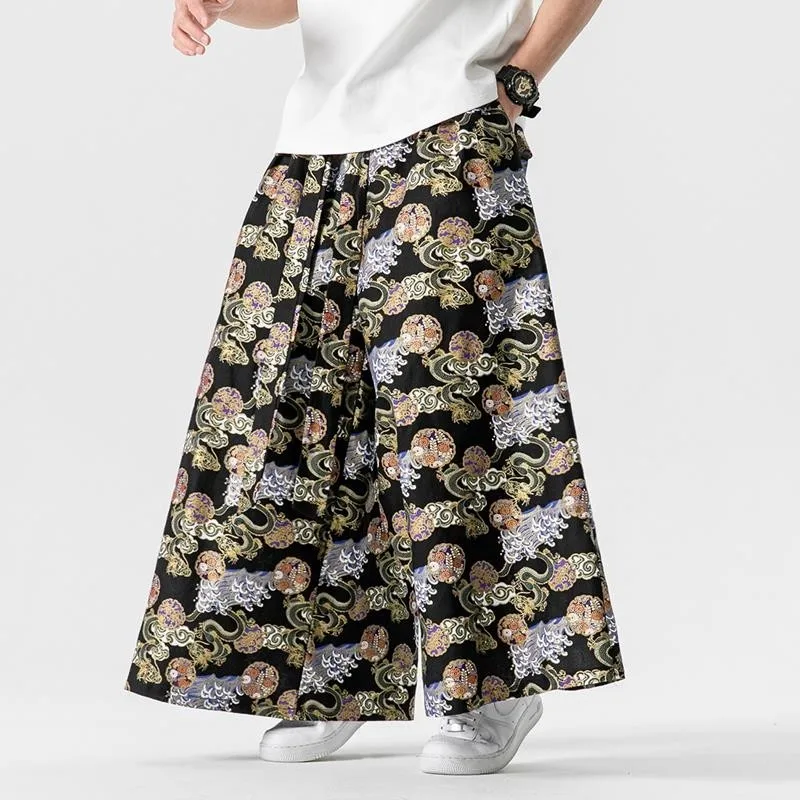 Casual Wide Leg Straight Cut Long Pants Men's Modified Hanfu National Trend Youthful Energy Sle All-Seasons Versatile Trousers
Casual Wide Leg Straight Cut Long Pants Men's Modified Hanfu National Trend Youthful Energy Sle All-Seasons Versatile Trousers