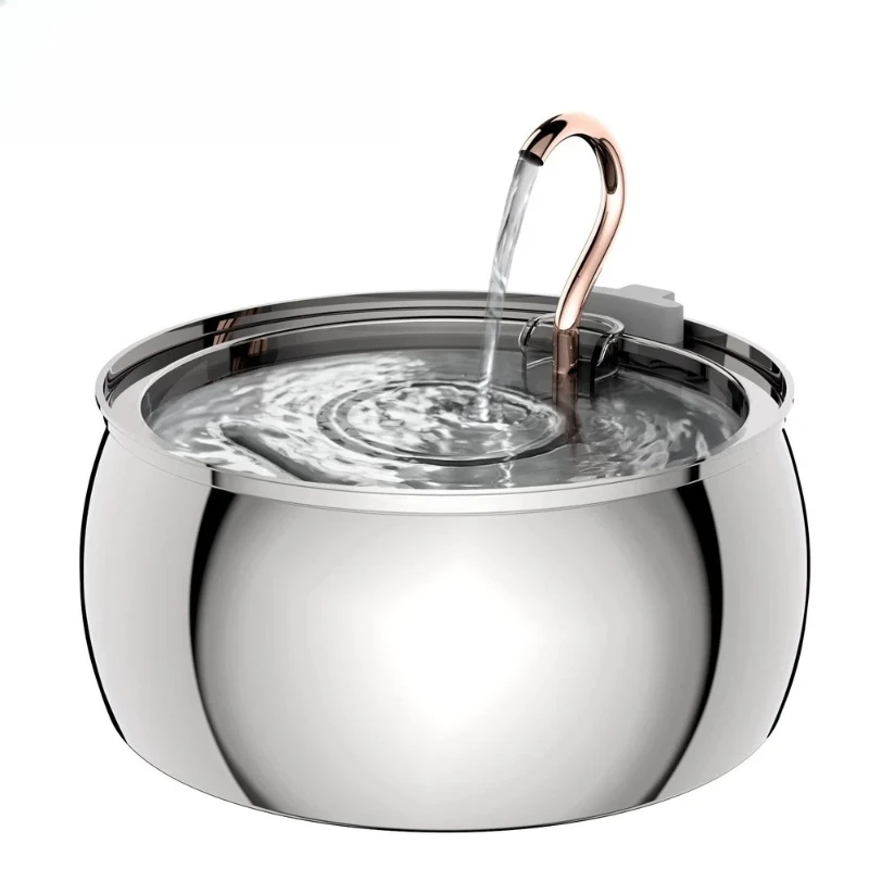 4L Cat Drinking Fountain Stainless Steel Pet Water Feeder with Window Silent Automatic Cat Dog Water Feeder Not Plug
4L Cat Drinking Fountain Stainless Steel Pet Water Feeder with Window Silent Automatic Cat Dog Water Feeder Not Plug