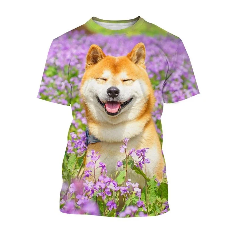 Summer Casual Short-sleeved New Cute Akita Dog 3D Printing T-shirt Men's and Women's Personality Street Dog Graphic T Shirt Tops
Summer Casual Short-sleeved New Cute Akita Dog 3D Printing T-shirt Men's and Women's Personality Street Dog Graphic T Shirt Tops