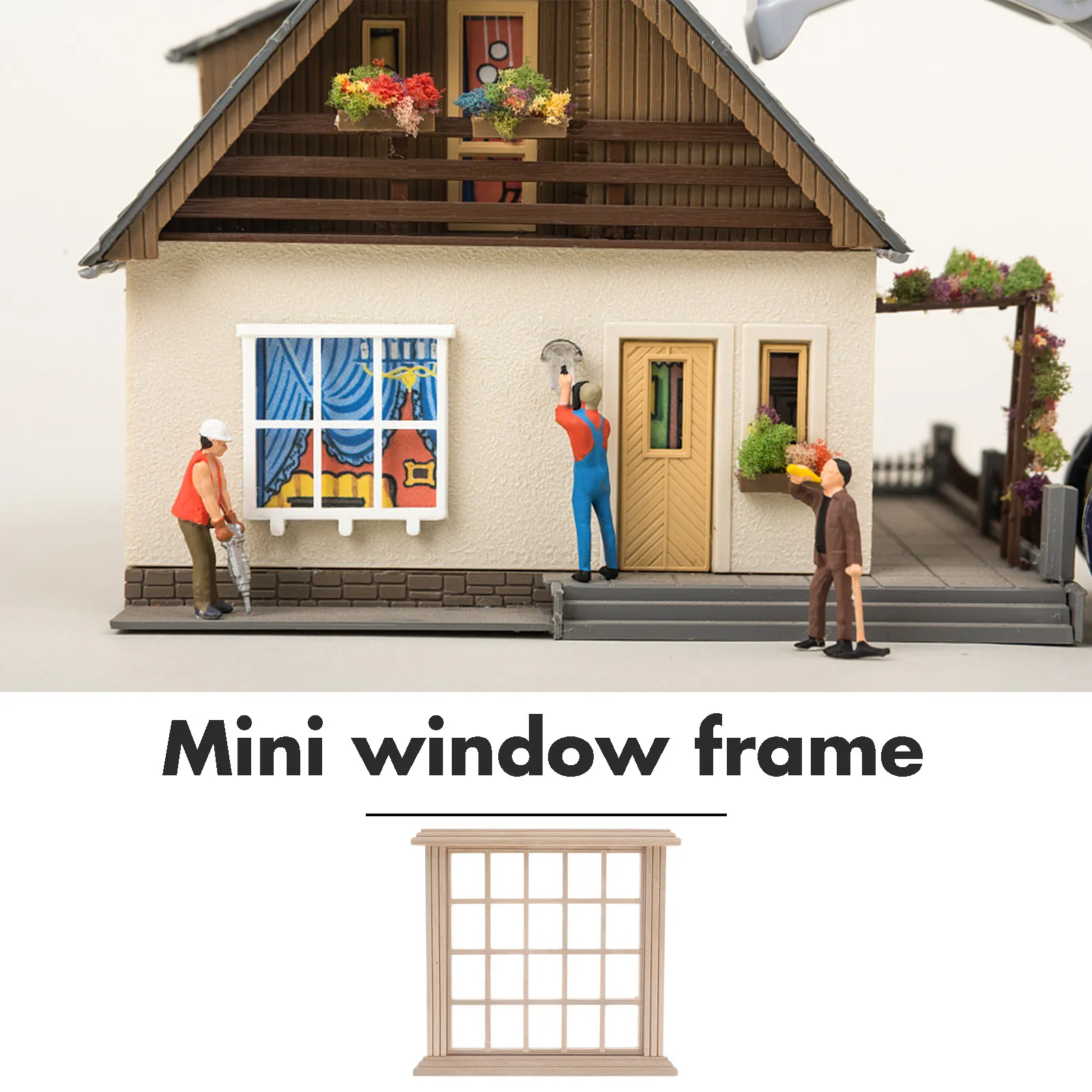 DIY Mini Wooden Window Frame for Dollhouse Interiors Premium Miniature Furniture Decor Enhances Realism in Small House Layouts
DIY Mini Wooden Window Frame for Dollhouse Interiors Premium Miniature Furniture Decor Enhances Realism in Small House Layouts