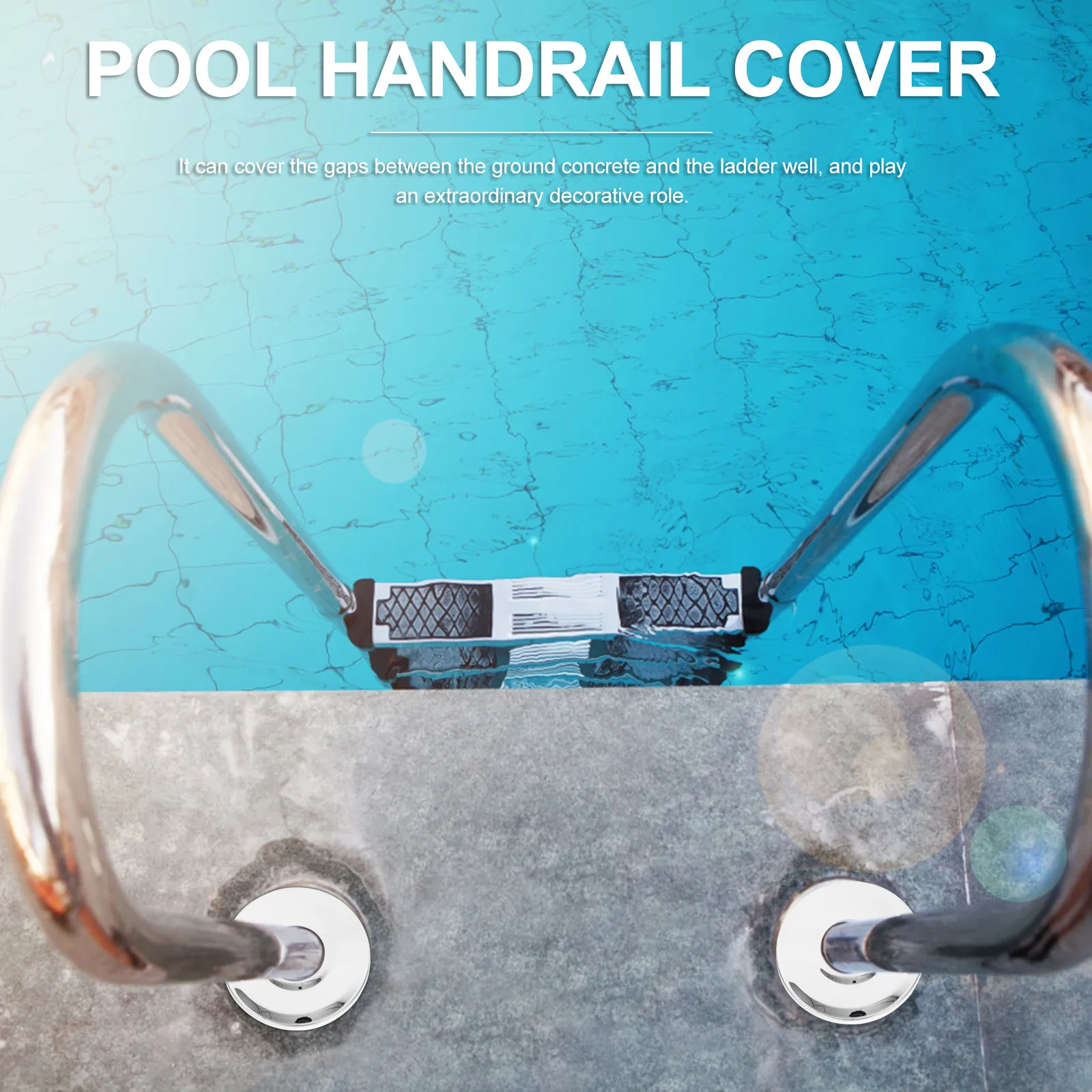 2Pcs Stainless Steel Pool Ladder Handrail Covers Escutcheon Plates Swimming Pool Ladder Cover Parts Escutcheon Plate
2Pcs Stainless Steel Pool Ladder Handrail Covers Escutcheon Plates Swimming Pool Ladder Cover Parts Escutcheon Plate