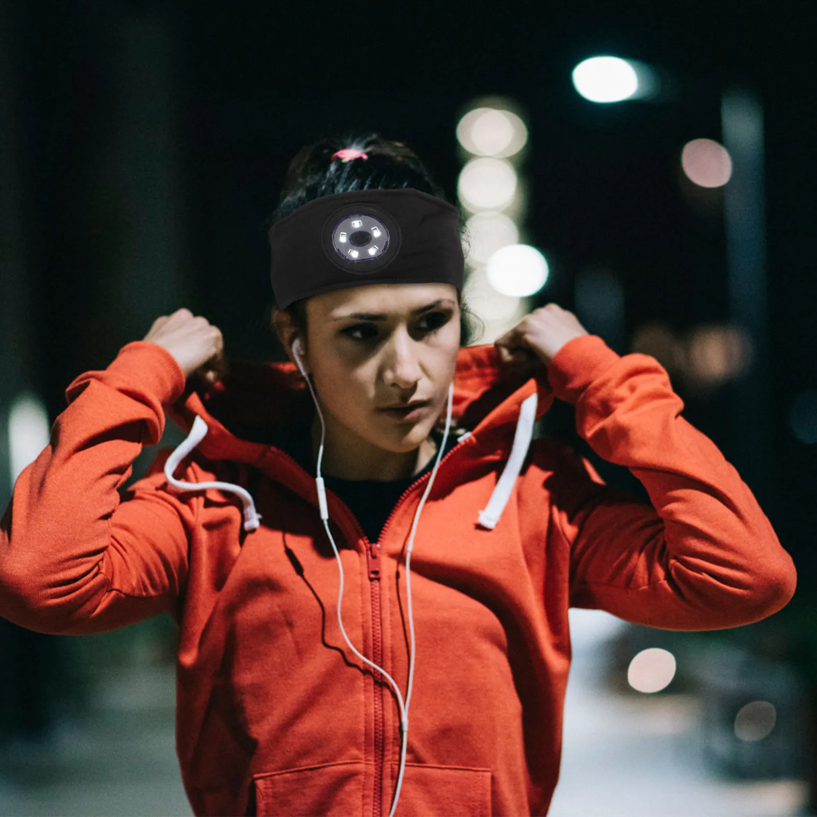 2Pcs LED Headband USB Rechargeable Bright Headlamp for Running Hiking Dog Walking Camping Sports Fitness Sweat Absorbing Elastic
2Pcs LED Headband USB Rechargeable Bright Headlamp for Running Hiking Dog Walking Camping Sports Fitness Sweat Absorbing Elastic