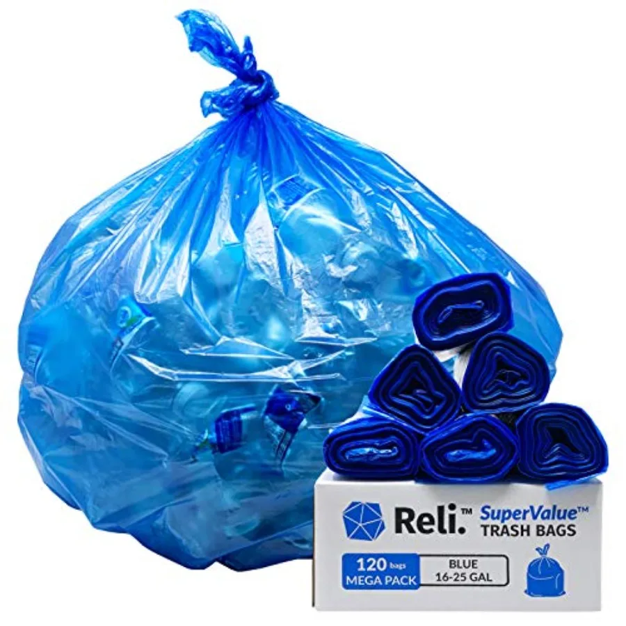 SuperValue 16-25 Gallon Recycling Bags 120 Count Blue Trash Bags
SuperValue 16-25 Gallon Recycling Bags 120 Count Blue Trash Bags