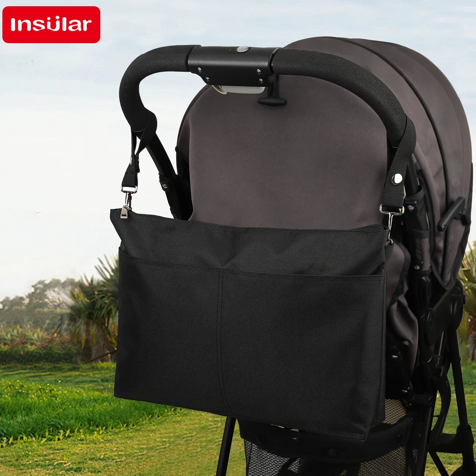 INSULAR Mommy Single-shoulder Bag Large Capacity Baby Stroller Hanging Bags Waterproof Maternity Package Multi-functional
INSULAR Mommy Single-shoulder Bag Large Capacity Baby Stroller Hanging Bags Waterproof Maternity Package Multi-functional