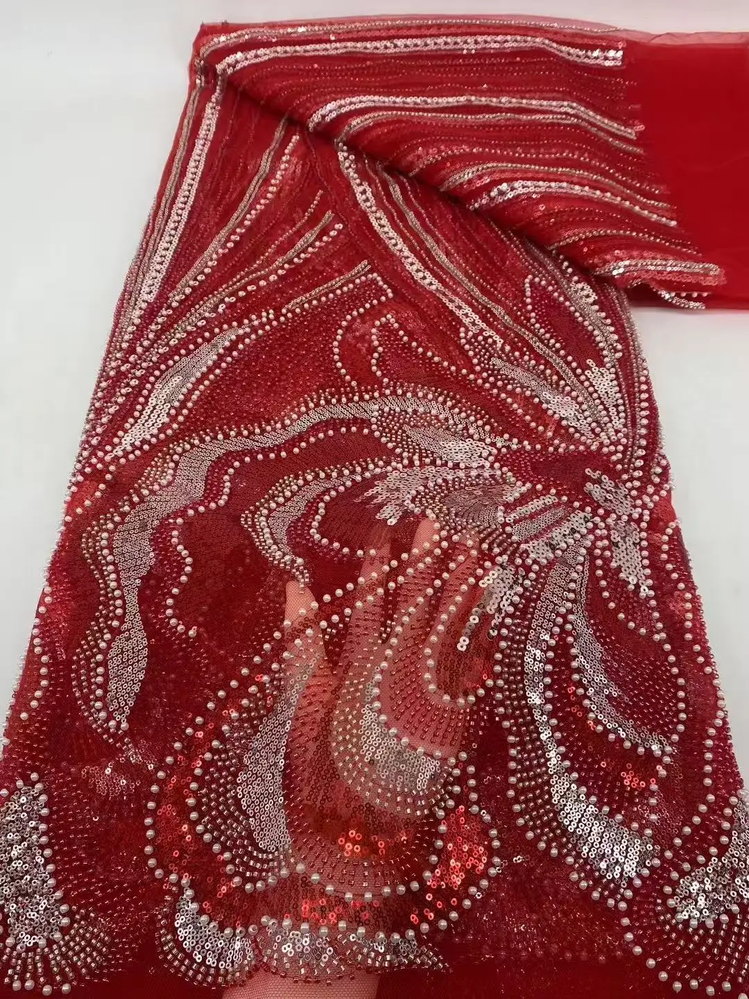 Темно-синяя высококачественная африканская кружевная ткань с блестками, нигерийский французский тюль, кружево с вышивкой бисером для вечерние, роскошное платье, 5 ярдов
Темно-синяя высококачественная африканская кружевная ткань с блестками, нигерийский французский тюль, кружево с вышивкой бисером для вечерние, роскошное платье, 5 ярдов