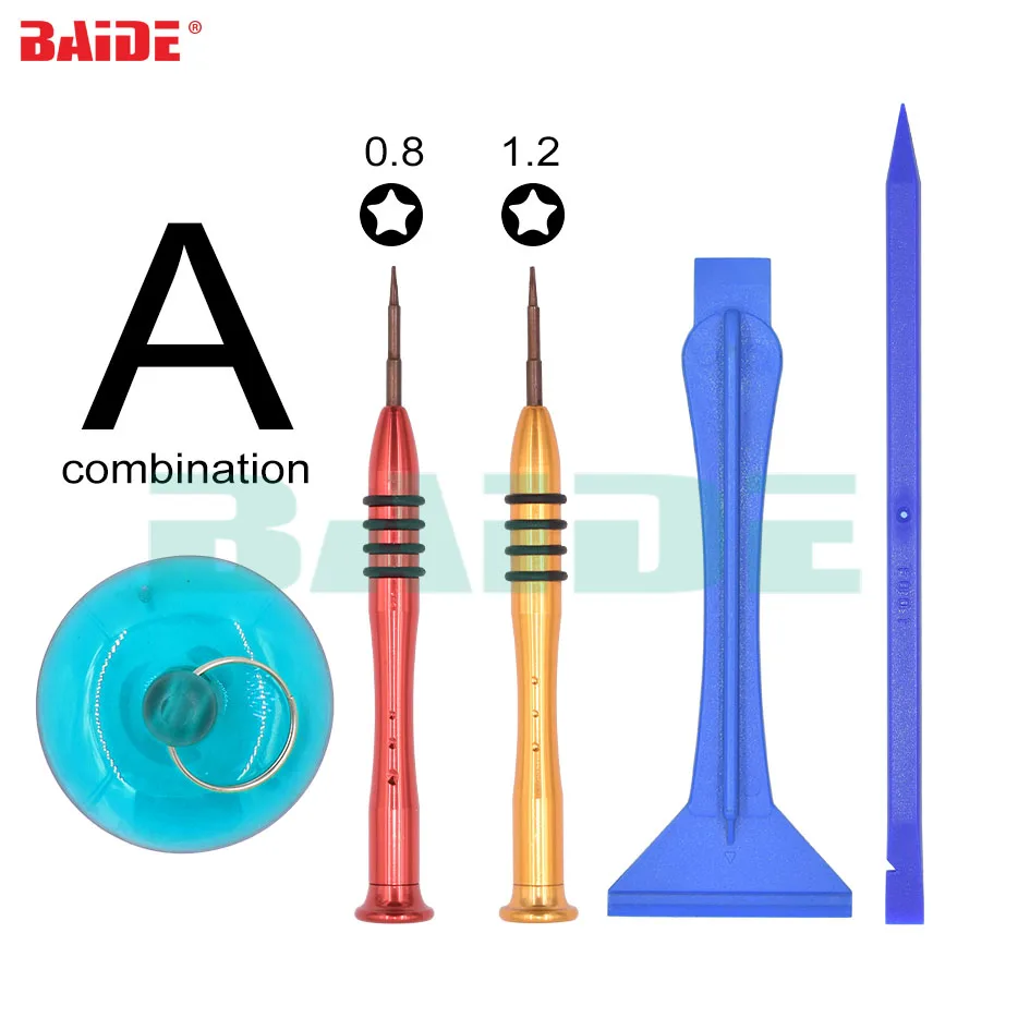 Precise Screwdriver Pry Tools Suctorial Cup 5 in 1 Custom Tools Kit for iPad 1 2 3 4 Mini iPhone Tablet PC Mobile Phone Repair
Precise Screwdriver Pry Tools Suctorial Cup 5 in 1 Custom Tools Kit for iPad 1 2 3 4 Mini iPhone Tablet PC Mobile Phone Repair