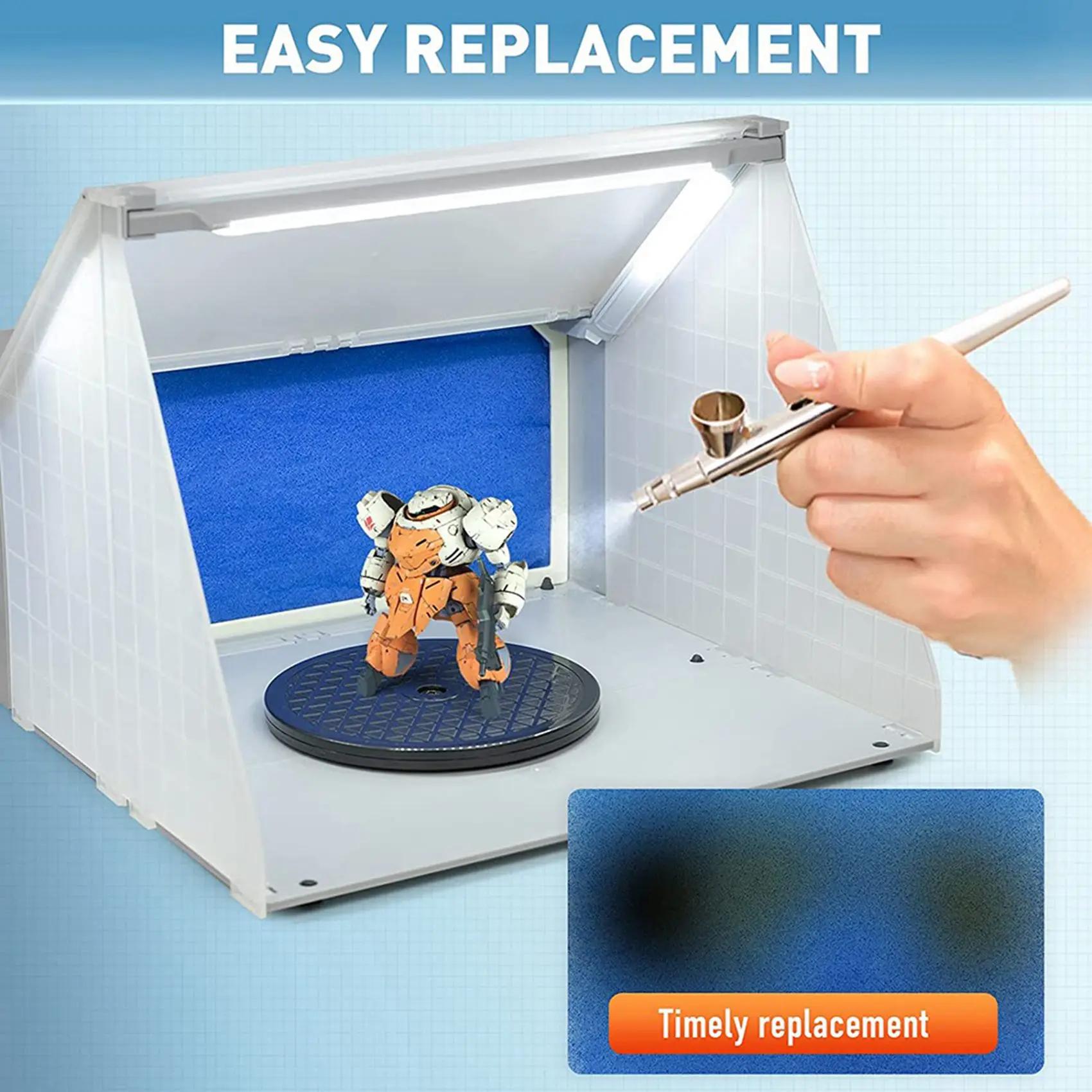 ABKJ-Airbrush Hobby Airbrush Набор фильтров для распылительной камеры, стекловолоконная кабина, сменный фильтр, совместимый с Master, Paasche, 4 шт.
ABKJ-Airbrush Hobby Airbrush Набор фильтров для распылительной камеры, стекловолоконная кабина, сменный фильтр, совместимый с Master, Paasche, 4 шт.