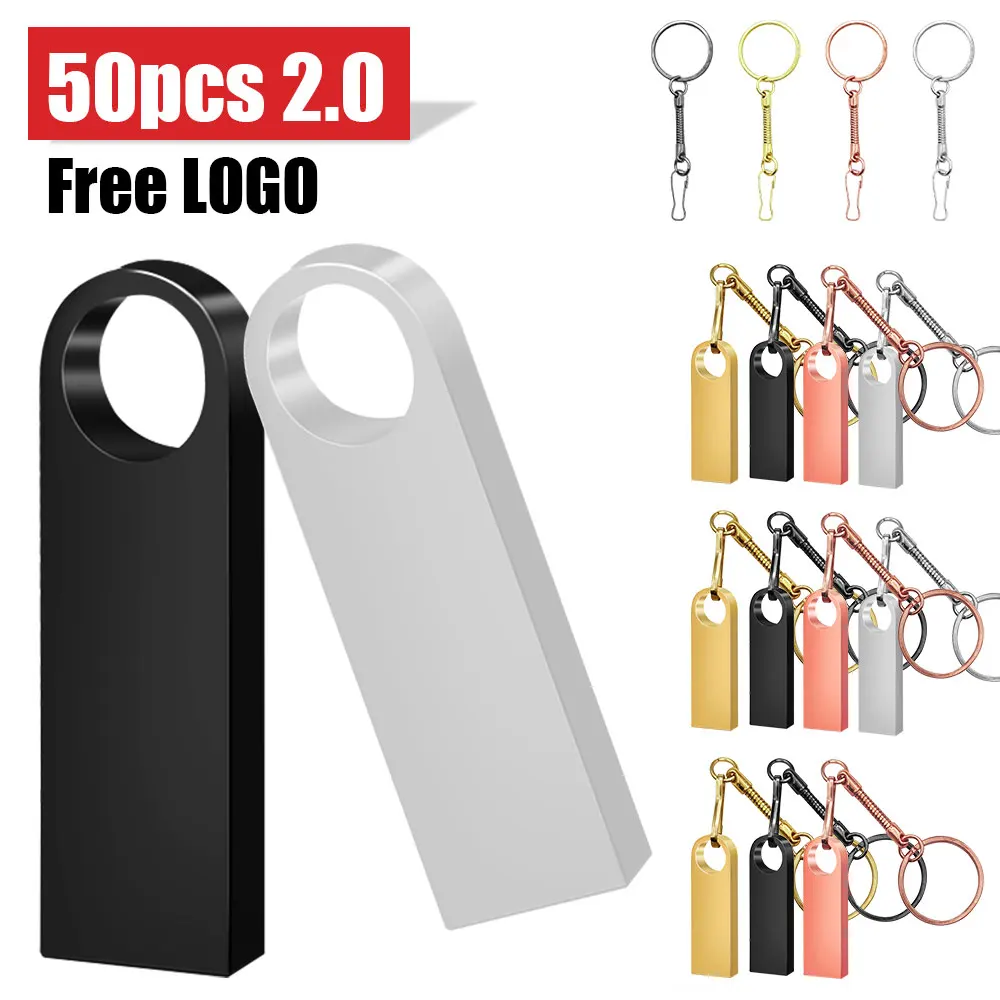 50PCS High Wholesale Free Laser Custom Speed USB Flash Drive 4GB 8GB 2.0 16GB 32GB 64GB 128GB Pendrive Metal USB Sticks With Key
50PCS High Wholesale Free Laser Custom Speed USB Flash Drive 4GB 8GB 2.0 16GB 32GB 64GB 128GB Pendrive Metal USB Sticks With Key