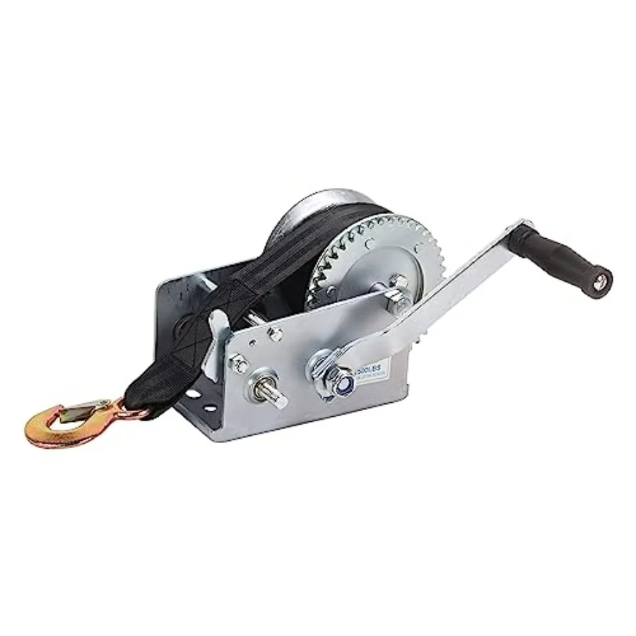 Hand Winch Boat Trailer Winch 2500lbs Heavy Duty Hook with 23ft Black Polyester Strap Two Way Ratchet Portable Manual Winch for
Hand Winch Boat Trailer Winch 2500lbs Heavy Duty Hook with 23ft Black Polyester Strap Two Way Ratchet Portable Manual Winch for