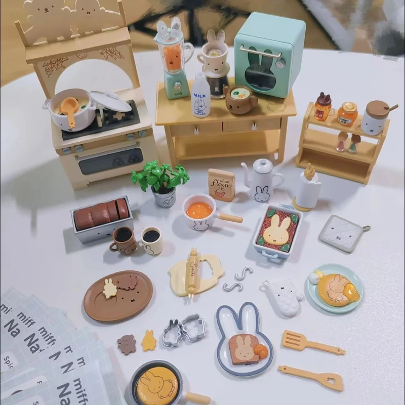 REMENT Authentic Miffy Miniature Kitchen Set Blind Box Miniature Cooking Utensils Kitchen Scene Decor Collectible Figurines
REMENT Authentic Miffy Miniature Kitchen Set Blind Box Miniature Cooking Utensils Kitchen Scene Decor Collectible Figurines