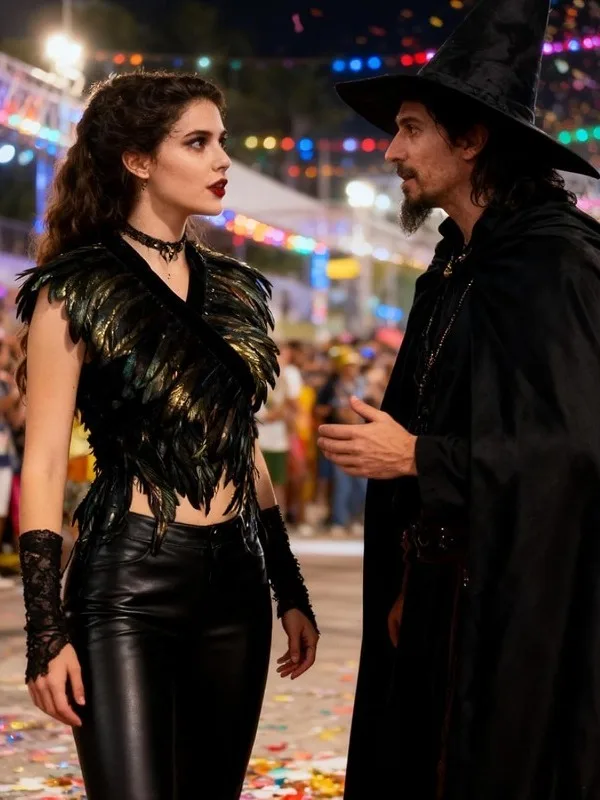 Gothic Style Black Feather Shoulder Wrap Vest Witch Cosplay Costume Party Dark Series Feather Shawl Women's Fashion Trend
Gothic Style Black Feather Shoulder Wrap Vest Witch Cosplay Costume Party Dark Series Feather Shawl Women's Fashion Trend