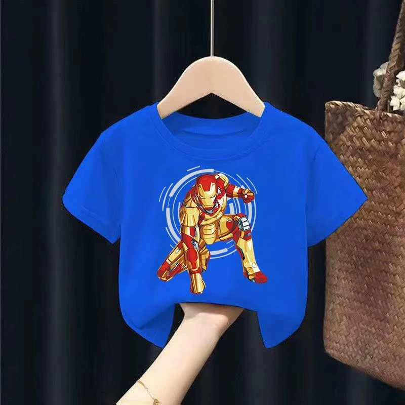 Boys' Iron Man Short Sleeve T-Shirt 2026 Summer New, Kids Casual Cotton Tee for Toddler Boys Fashion Graphic Top Wear
Boys' Iron Man Short Sleeve T-Shirt 2026 Summer New, Kids Casual Cotton Tee for Toddler Boys Fashion Graphic Top Wear