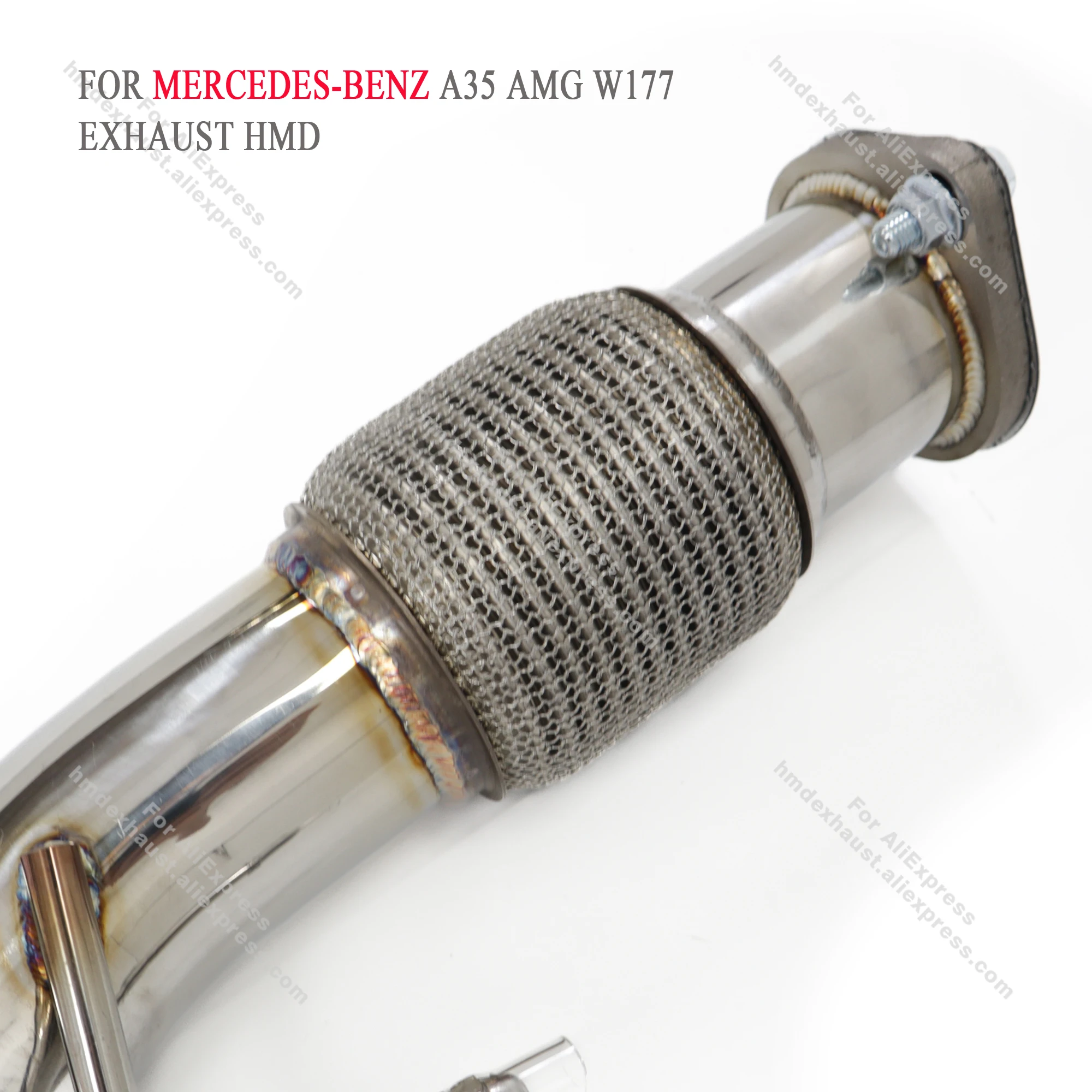 High Quality Catback For Mercedes Benz A35 AMG W177 Stainless Steel Exhaust System Electronic Valve Muffler Non-destructive
High Quality Catback For Mercedes Benz A35 AMG W177 Stainless Steel Exhaust System Electronic Valve Muffler Non-destructive