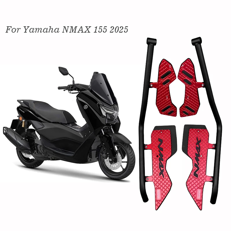 SEMSPEED For Yamaha NMAX 155 2025 Side Bumper Footrest Set Durable Motorcycle Accessories Side Crash Bar+Footrest NMAX125 155
SEMSPEED For Yamaha NMAX 155 2025 Side Bumper Footrest Set Durable Motorcycle Accessories Side Crash Bar+Footrest NMAX125 155