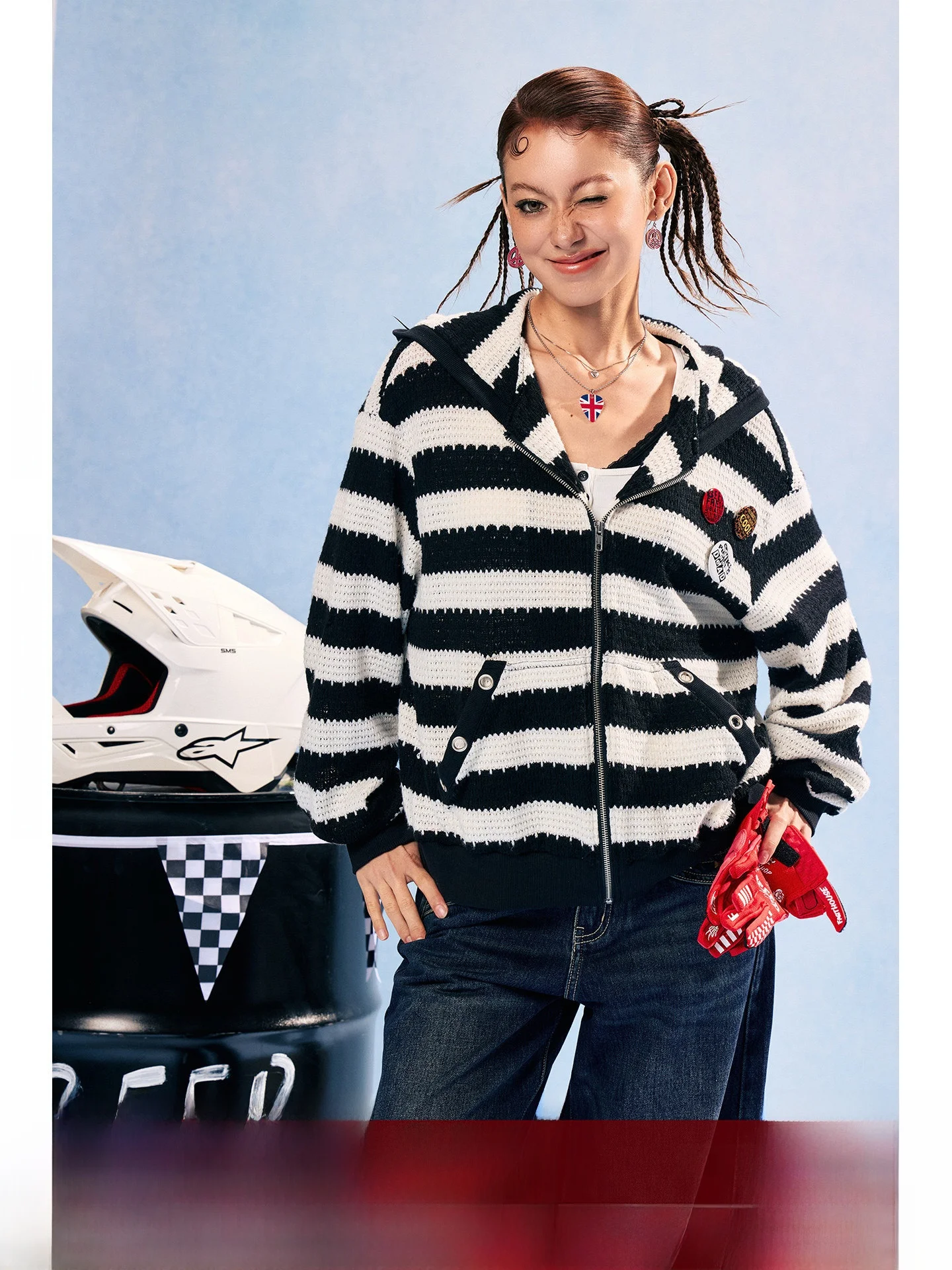 Casual Striped Open Cardigan Loose Air Conditioning irt Speed Pulse New Arrival Spring Autumn Long Sve round Ne Zipper
Casual Striped Open Cardigan Loose Air Conditioning irt Speed Pulse New Arrival Spring Autumn Long Sve round Ne Zipper