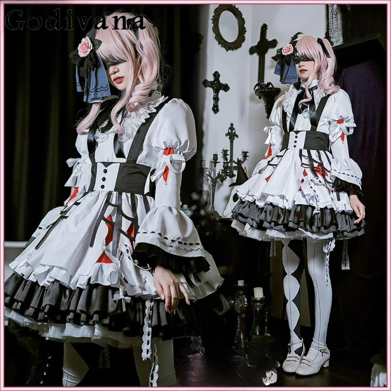 Colorful Stage Cosplay Costumes for Women Two Dimensional Game Halloween Dress Set Female Carnival Uniform Dress Suits
Colorful Stage Cosplay Costumes for Women Two Dimensional Game Halloween Dress Set Female Carnival Uniform Dress Suits