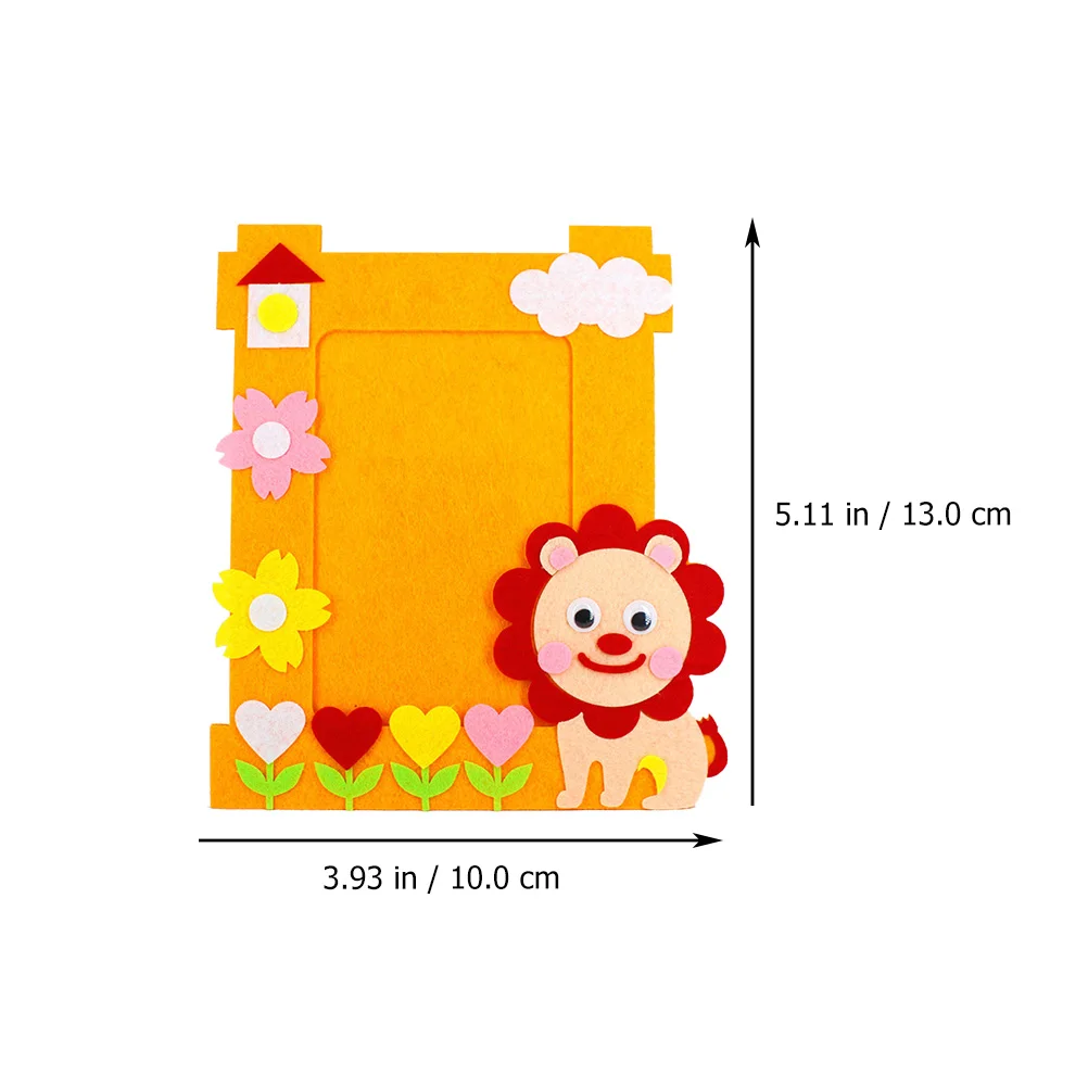 6pcs Fabric Photo Frame Material Bag Kids DIY Craft Kit Non-Woven Bright Colors Handmade Activity Improve Coordination Parent
6pcs Fabric Photo Frame Material Bag Kids DIY Craft Kit Non-Woven Bright Colors Handmade Activity Improve Coordination Parent
