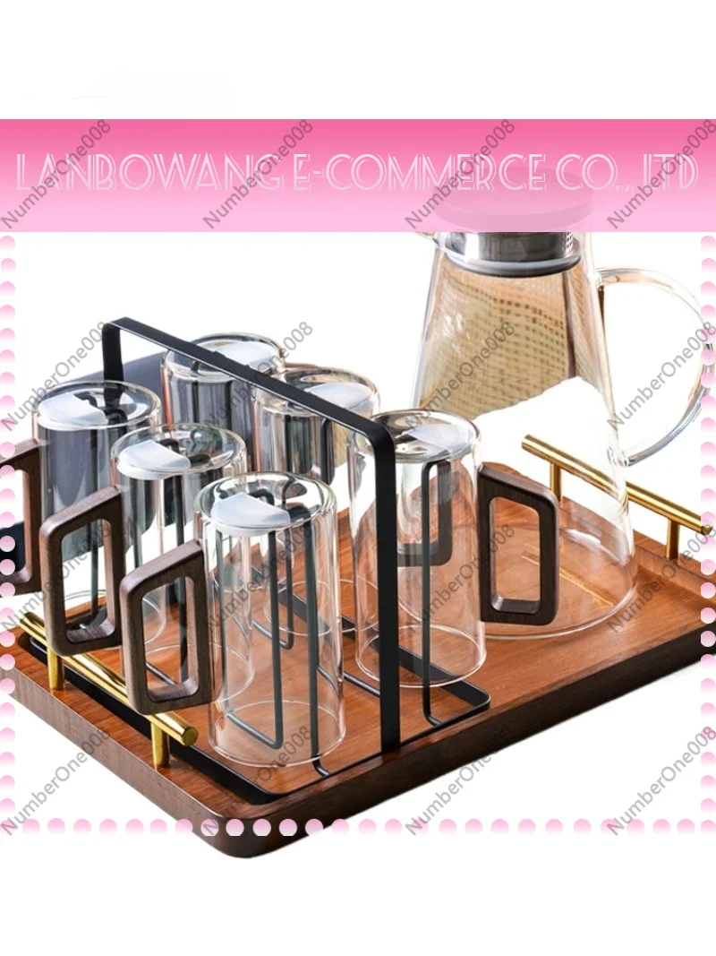 Black Walnut Wood Handle Glass Cup Set, Heat Resistant Drinking Glasses with Handle, Beverage Pitcher for Home Kitchen
Black Walnut Wood Handle Glass Cup Set, Heat Resistant Drinking Glasses with Handle, Beverage Pitcher for Home Kitchen