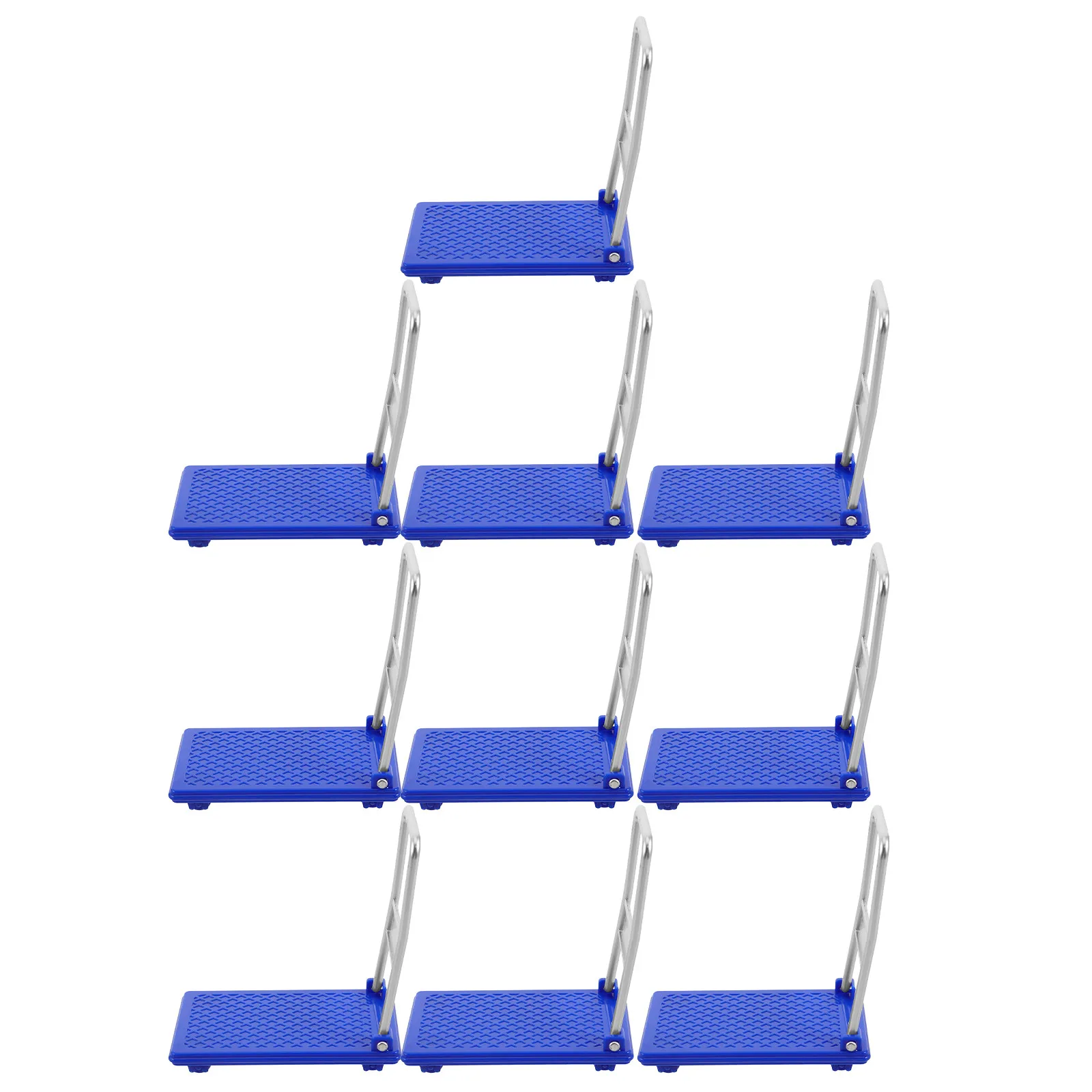 10Pcs Miniature Folding Supermarket Trolley Lightweight Platform Cart for Dollhouse Scene Mini Grocery Flat Cart with Wheels
10Pcs Miniature Folding Supermarket Trolley Lightweight Platform Cart for Dollhouse Scene Mini Grocery Flat Cart with Wheels
