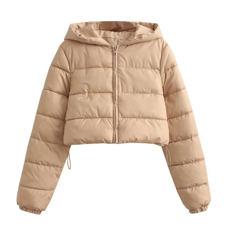 New 2024 Women Newest cotton padded jacket Brown Black Fall Winter Hooded short coat Zip Parkas Warm Fashion Ladies coat
New 2024 Women Newest cotton padded jacket Brown Black Fall Winter Hooded short coat Zip Parkas Warm Fashion Ladies coat