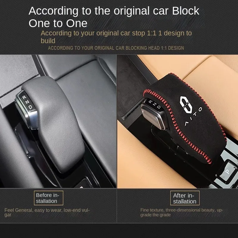 For SERES AITO M5 Leather Suede Car Gear Shift Lever Knob Handle Frame Decor Protective Cover Trim Sticker
For SERES AITO M5 Leather Suede Car Gear Shift Lever Knob Handle Frame Decor Protective Cover Trim Sticker