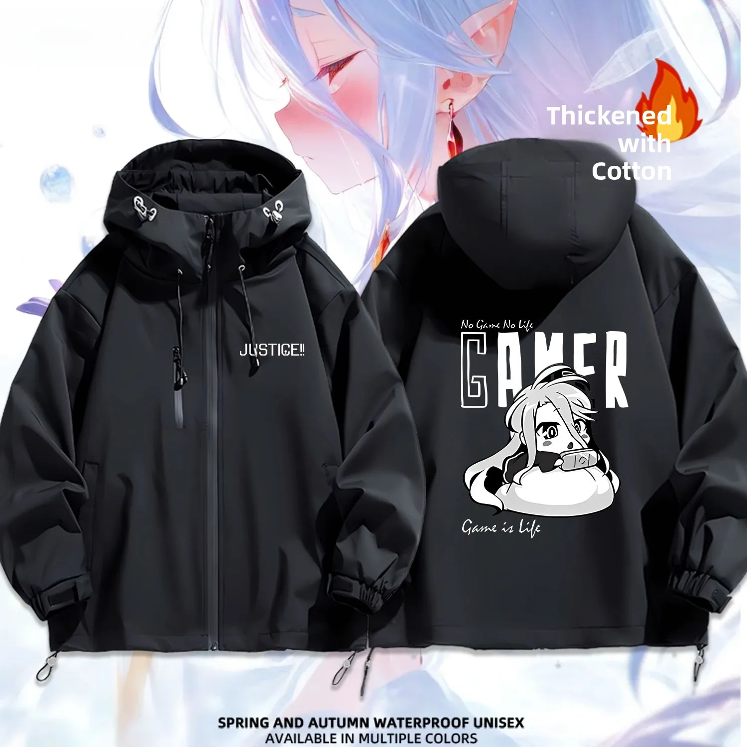 Thiened Cotton Hooded Jaet Game of Life White Cute Justice Outerwear Windbreaker Coat for Youth Casual Sle Waterproof
Thiened Cotton Hooded Jaet Game of Life White Cute Justice Outerwear Windbreaker Coat for Youth Casual Sle Waterproof