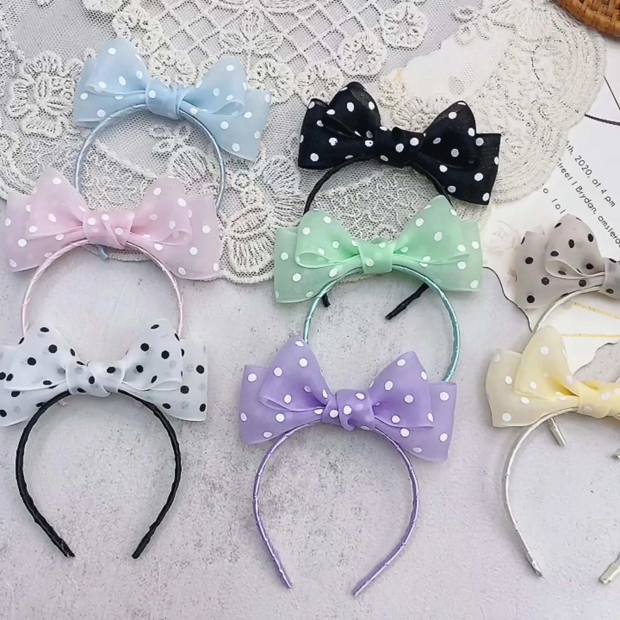 1st-3rd Gen Labubu Labubu Handmade Polka Dot Jelly Yarn Doll Mini Bow Labubu Headband BJD Doll Hair Accessory Headband
1st-3rd Gen Labubu Labubu Handmade Polka Dot Jelly Yarn Doll Mini Bow Labubu Headband BJD Doll Hair Accessory Headband