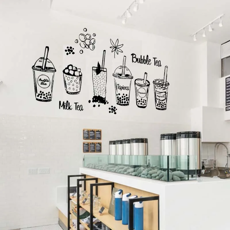 Wall Sticker Decal Milk Tea Bubble Tea Boba Tea Tea House Tea Shop Refreshment Beverage Logo Design Branding
Wall Sticker Decal Milk Tea Bubble Tea Boba Tea Tea House Tea Shop Refreshment Beverage Logo Design Branding