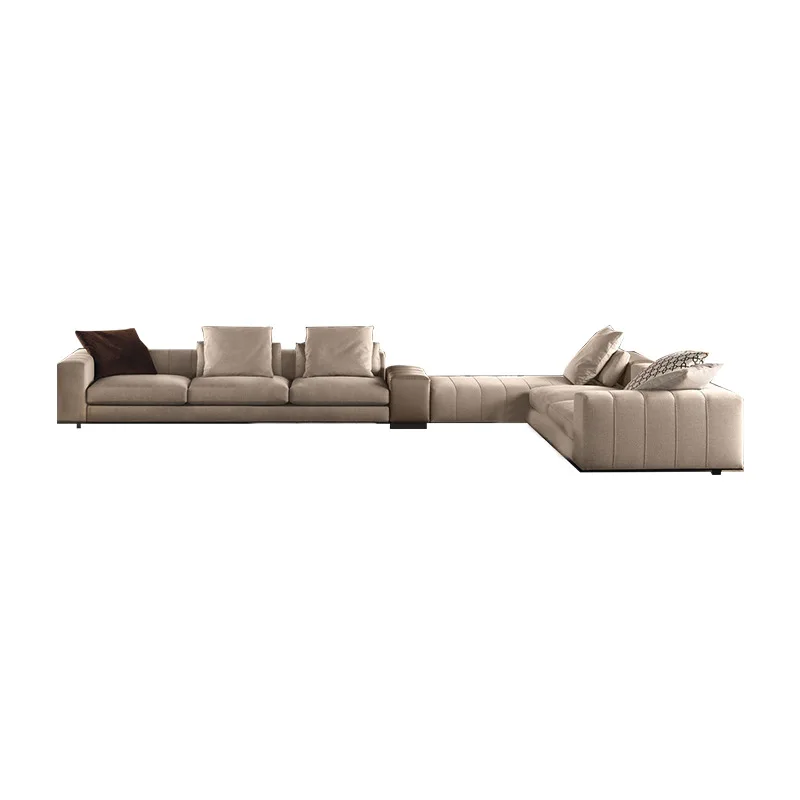 Designer Leather Furniture Down Fabric Sofa Combination Italian Simple Piano Sofa
Designer Leather Furniture Down Fabric Sofa Combination Italian Simple Piano Sofa