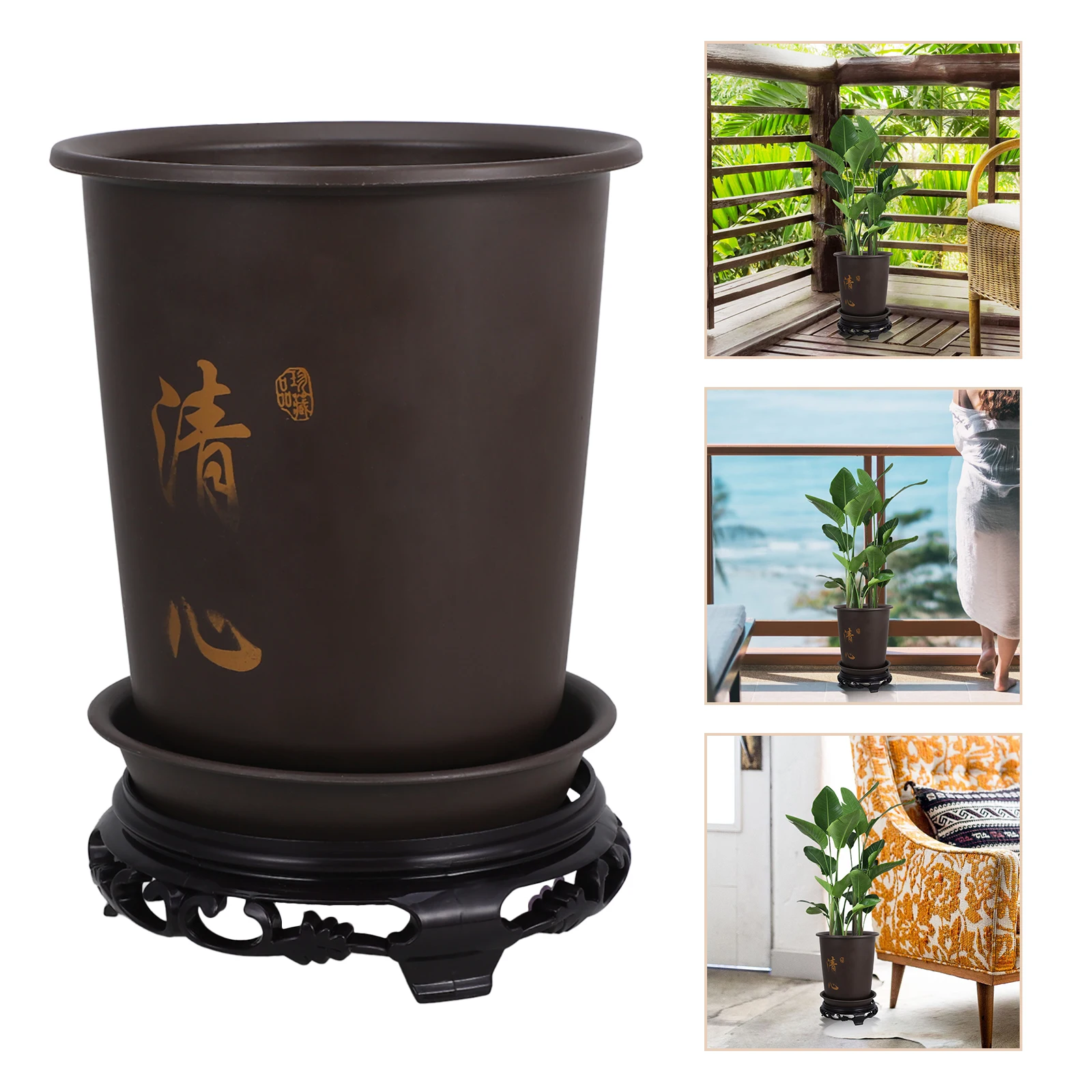 Orchid Pot Base Set ABS Material Plant Pots Lightweight Durable Small Design Flower Orchid Plants Decor Indoor Balcony Office
Orchid Pot Base Set ABS Material Plant Pots Lightweight Durable Small Design Flower Orchid Plants Decor Indoor Balcony Office