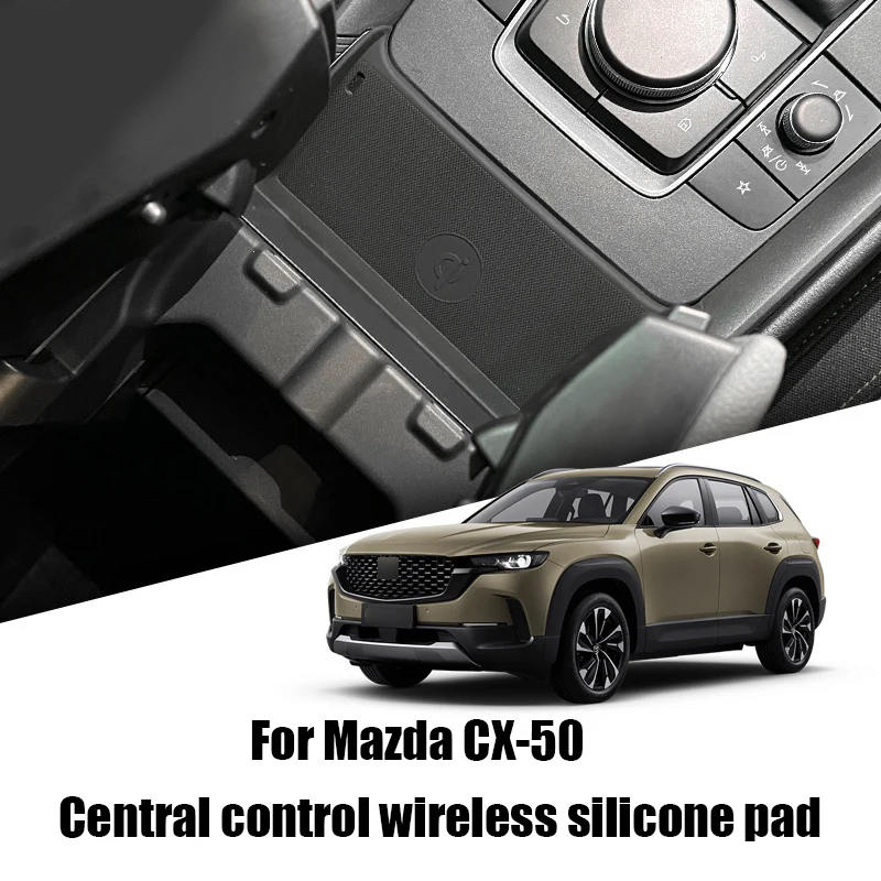 Для Mazda CX-50 2023 2024 центральное управление Беспроводная зарядка противоскользящая подкладка силиконовая коробка для хранения подкладка товары для украшения интерьера
Для Mazda CX-50 2023 2024 центральное управление Беспроводная зарядка противоскользящая подкладка силиконовая коробка для хранения подкладка товары для украшения интерьера