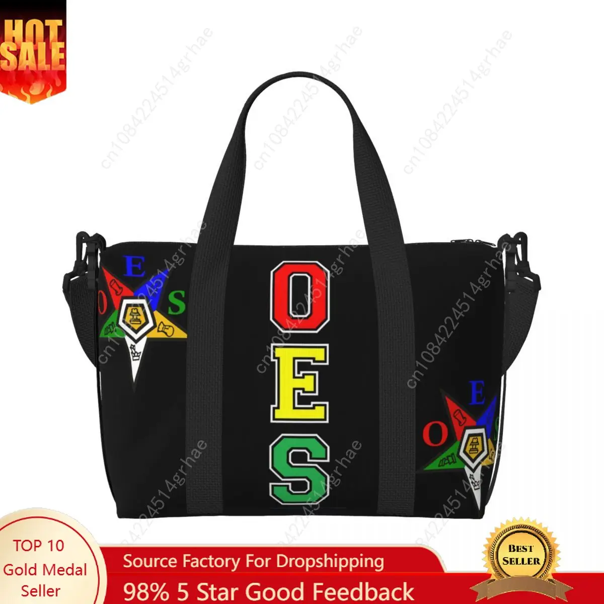 Custom Oes Order Of The Eastern Star Beach Tote Bag Women Sistars Large Compartment Beach Gym Travel Bags
Custom Oes Order Of The Eastern Star Beach Tote Bag Women Sistars Large Compartment Beach Gym Travel Bags