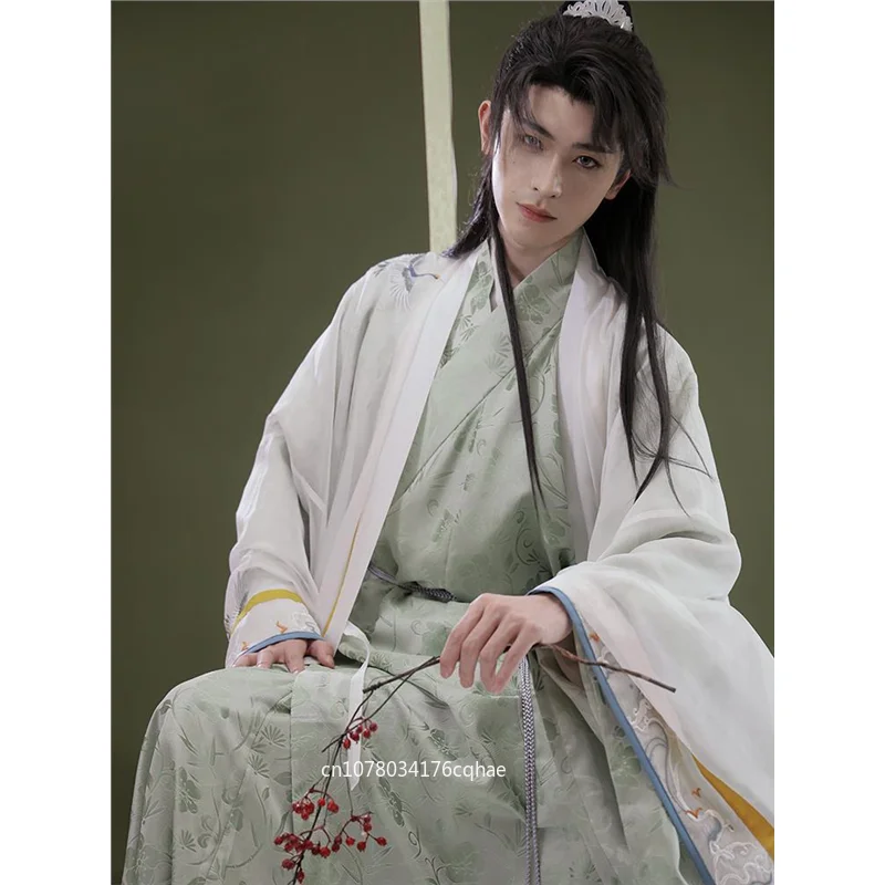 New Improved Song Style Hanfu, Ru Jian Qing Shan, Slanted Collar Long Shirt, Ethereal Flowy Elegant Style for Men & Women
New Improved Song Style Hanfu, Ru Jian Qing Shan, Slanted Collar Long Shirt, Ethereal Flowy Elegant Style for Men & Women