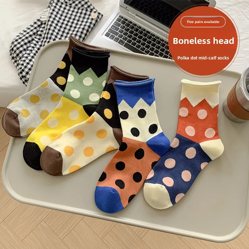 Dotted pile socks women combed cotton mid calf socks Japanese style breathable summer thin long socks
Dotted pile socks women combed cotton mid calf socks Japanese style breathable summer thin long socks
