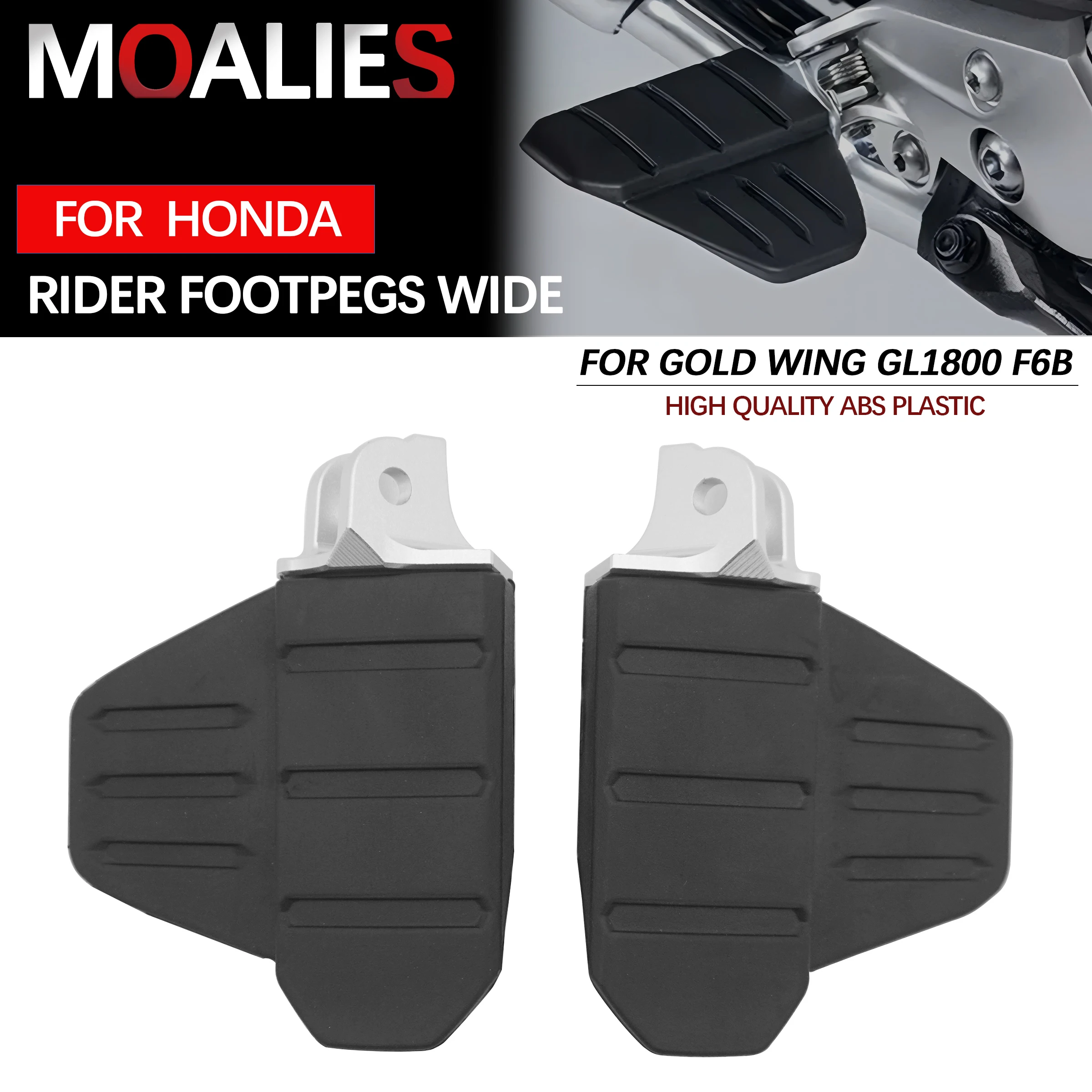 For Honda Gold Wing GL1800 F6B 2018-2024 Motorcycle Driver Foot Rest Accessories Wide Rider Foot pegs Foot Rest Rider Pedal
For Honda Gold Wing GL1800 F6B 2018-2024 Motorcycle Driver Foot Rest Accessories Wide Rider Foot pegs Foot Rest Rider Pedal