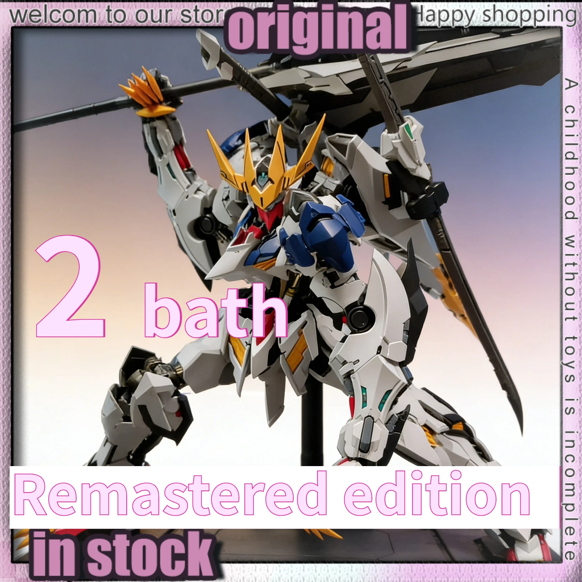 В наличии: Сборная модель Wolf Technology MG 1/100 Barbatos Lupus Rex, Wolf King Barbatos, 2-я серия, обновленный комплект, игрушки, подарки
В наличии: Сборная модель Wolf Technology MG 1/100 Barbatos Lupus Rex, Wolf King Barbatos, 2-я серия, обновленный комплект, игрушки, подарки