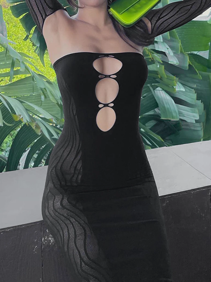 Women s Mesh Hollow Out Long Maxi Dress Sexy Sqaure Neck Long Sleeve Bodycon Sheer Dress for Club Party Streetwear
Women s Mesh Hollow Out Long Maxi Dress Sexy Sqaure Neck Long Sleeve Bodycon Sheer Dress for Club Party Streetwear