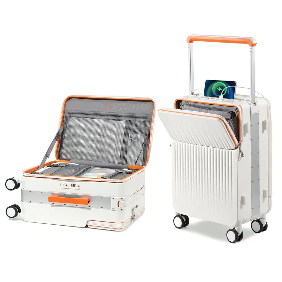 on Luggage Airline Approved with Charging Port, Lightweight Hardside 20 Inch Carryon Suitcase with TSA Lock and Spinner Wheels W
on Luggage Airline Approved with Charging Port, Lightweight Hardside 20 Inch Carryon Suitcase with TSA Lock and Spinner Wheels W