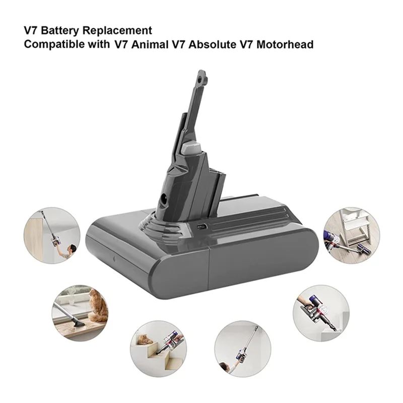 BAAN-2X Replace V7 Battery Adapter+4Xpre-Filter+Brush 21.6V For Dyson V7 Animal/Extra/Absolute/Trigger Vacuum Cleaners
BAAN-2X Replace V7 Battery Adapter+4Xpre-Filter+Brush 21.6V For Dyson V7 Animal/Extra/Absolute/Trigger Vacuum Cleaners