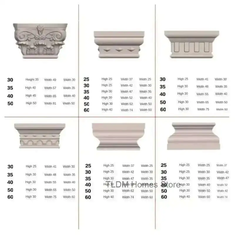 Roman Cement Plastic DIY Column Mold Household Garden Buildings for Cylindrical Square Closure European Balcony Decorative Molds
Roman Cement Plastic DIY Column Mold Household Garden Buildings for Cylindrical Square Closure European Balcony Decorative Molds
