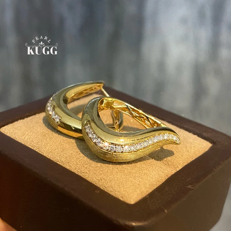 KUGG серьги из 100% желтого золота 18 карат, роскошные модные стильные серьги-кольца с настоящими натуральными бриллиантами для женщин, высокие свадебные украшения
KUGG серьги из 100% желтого золота 18 карат, роскошные модные стильные серьги-кольца с настоящими натуральными бриллиантами для женщин, высокие свадебные украшения
